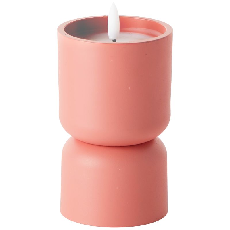 Lovere 15cm Rosa De Brilliant - La l&aacute;mpara tiene una temperatura de color de 2700 K, emite una luz blanca suave y c&aacute;lida que imita la sensaci&oacute;n de una llama real.