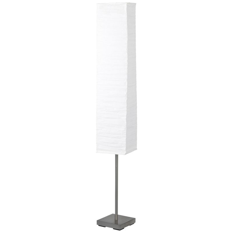 Nerva Plata/Blanco lámpara de pie De Brilliant - Nerva es una lámpara de pie decorativa cuyo elegante diseño crea un ambiente acogedor en el salón.