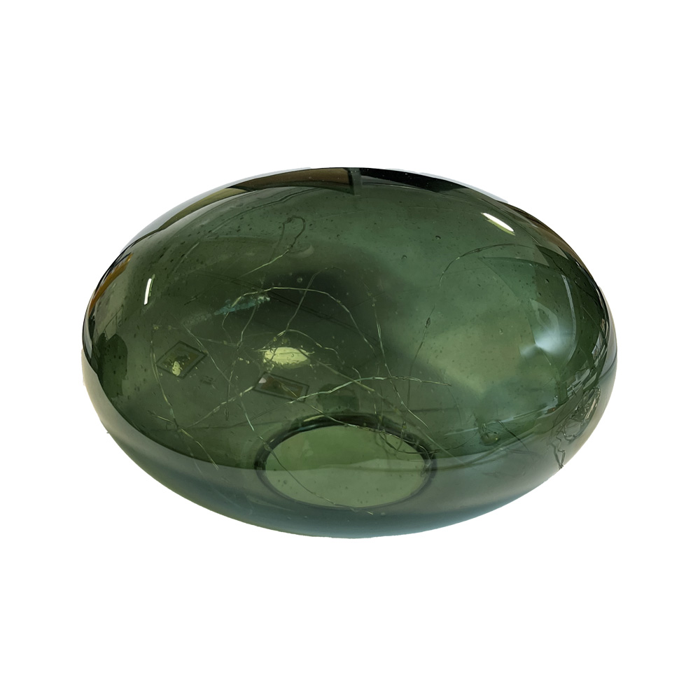 Sten 15cm Verde lámpara de mesa De Pixie Design - Est&aacute; equipado con un temporizador y un pr&aacute;ctico regulador de intensidad de 5 niveles para ajustar la luz seg&uacute;n las necesidades, lo que lo hace perfecto tanto como iluminaci&oacute;n de trabajo como como iluminaci&oacute;n acogedora por la noche.