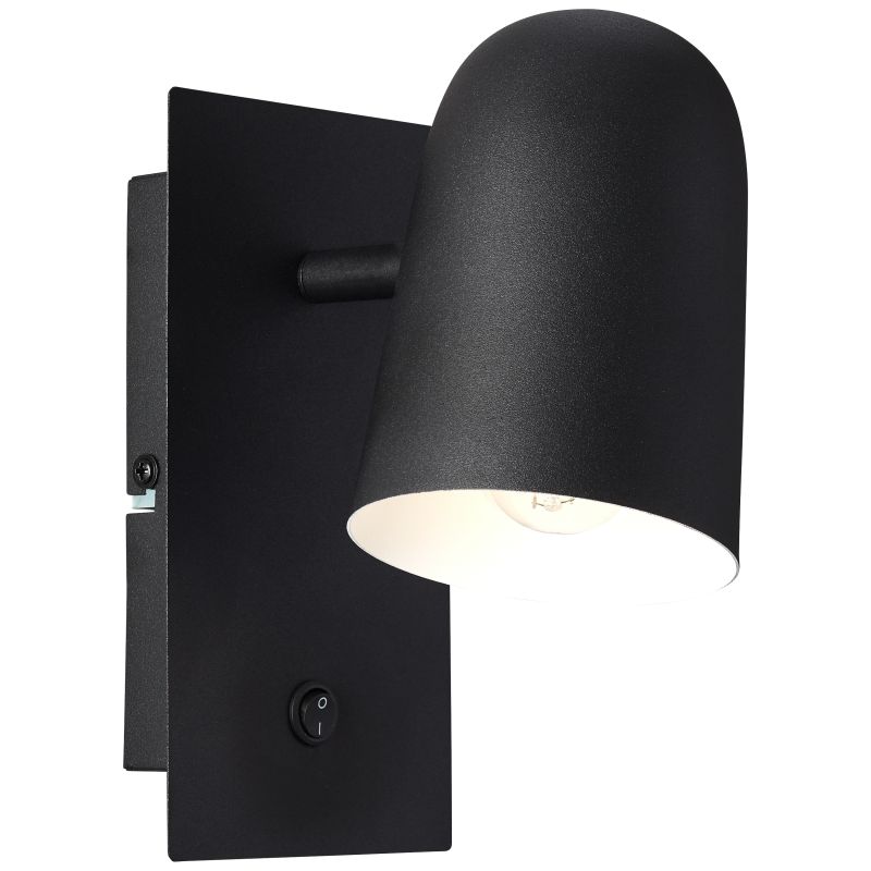 Ayr Negro lámpara de lectura De Brilliant - Ayr es una soluci&oacute;n de iluminaci&oacute;n flexible que puede instalarse tanto en la pared como en el techo.