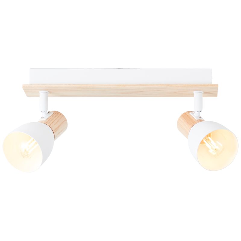 Daintree 2 Blanco foco de techo De Brilliant - Se puede montar en el techo o en la pared y es perfecto para resaltar muebles, cuadros o iluminar habitaciones enteras al usar varios focos a la vez.