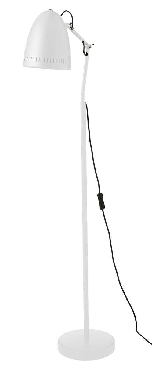 Dynamo 1 Blanco lámpara de pie De Superliving - La l&aacute;mpara de pie Dynamo, fabricada en metal blanco mate, es una soluci&oacute;n de iluminaci&oacute;n elegante y pr&aacute;ctica.