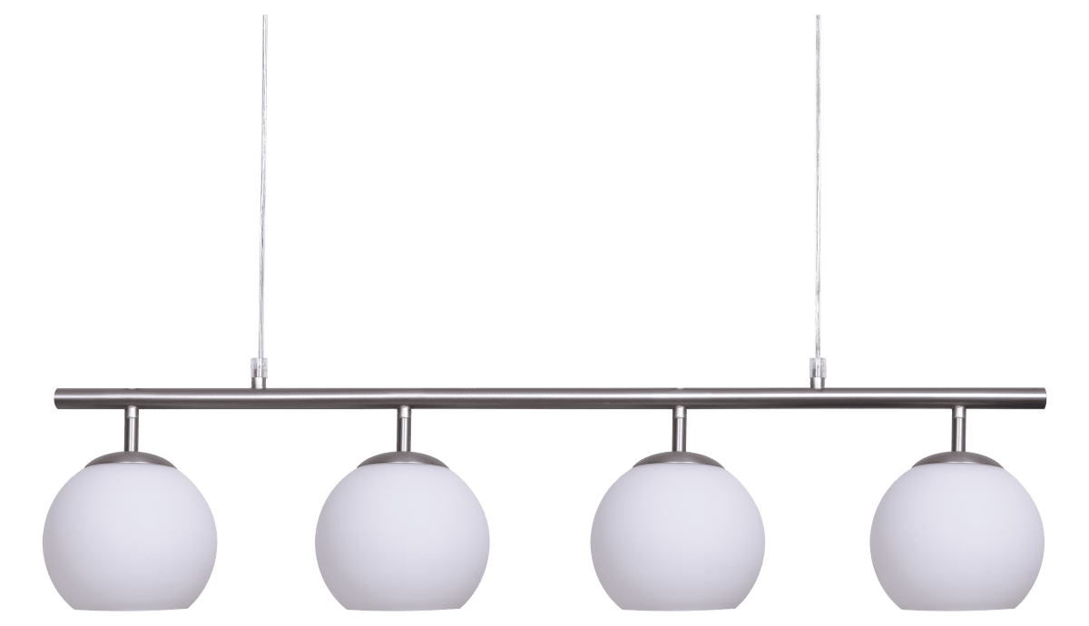 Globi 4 78cm Níquel Lámpas de techo De Nordic Lighting - Ideal sobre la mesa del comedor, en la cocina o en el salón, dondequiera que desee crear un ambiente acogedor, Globi se convierte en un punto focal decorativo y se integra armoniosamente en espacios modernos y clásicos.