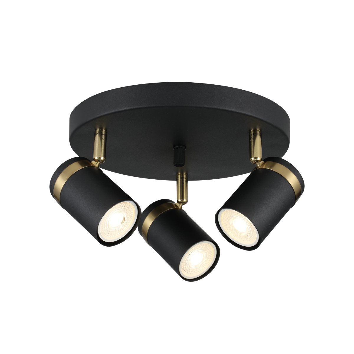 Lynx 3 Negro foco de techo De Nordic Lighting - Col&oacute;calo en el pasillo, la cocina o el dormitorio.