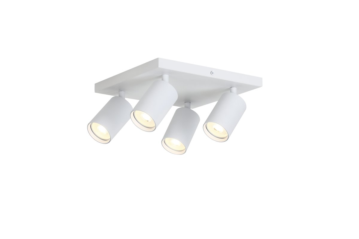 Crux 4 Blanco foco de techo De Nordic Lighting - Col&oacute;calo en el pasillo, la cocina o el dormitorio.