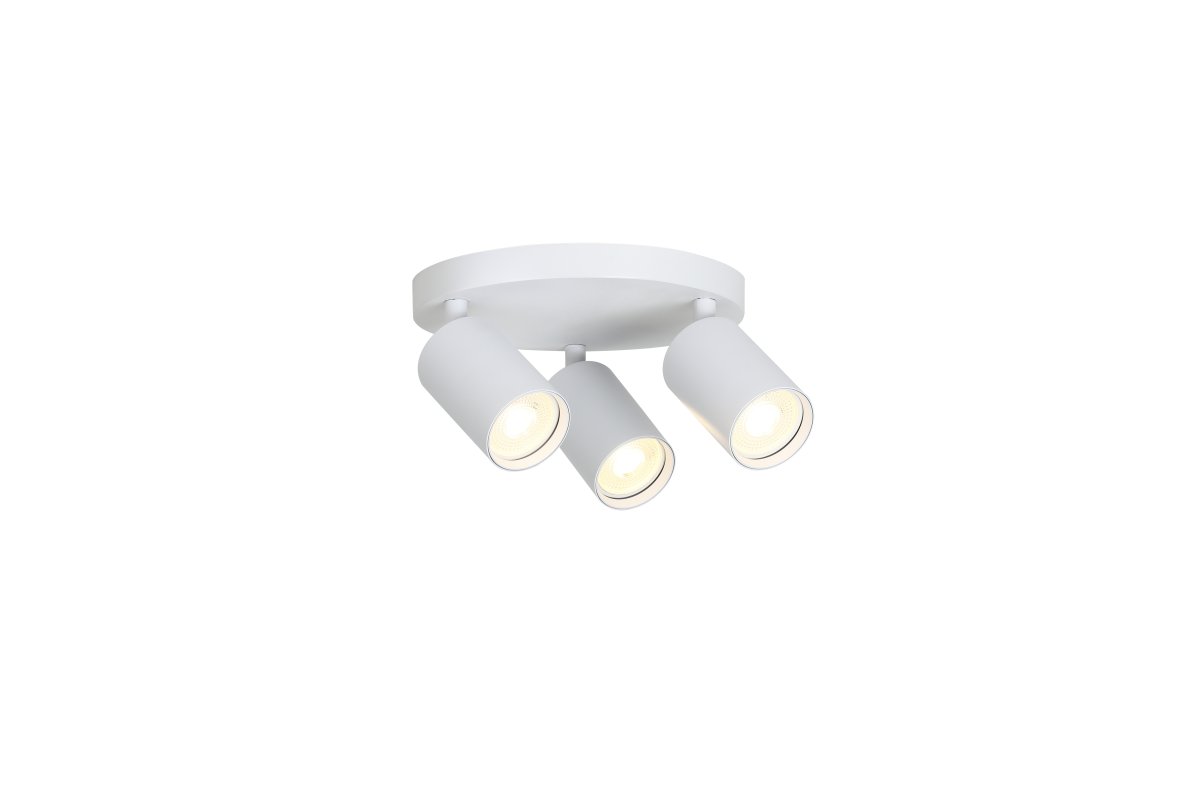 Crux 3 Blanco foco de techo De Nordic Lighting - Col&oacute;calo en el pasillo, la cocina o el dormitorio.