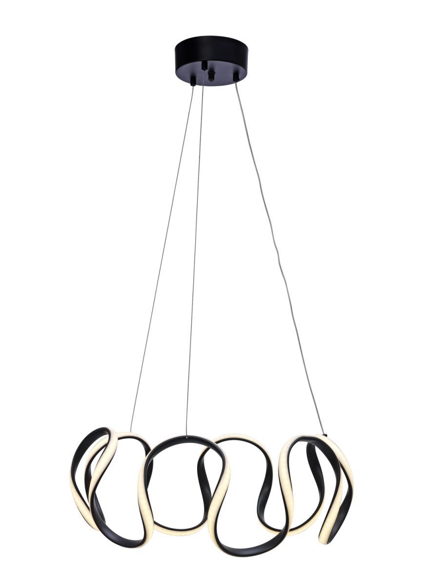 Wave Ø55 Negro Lámpas de techo De Cottex - El regulador de intensidad de 3 etapas incorporado permite un fácil ajuste del brillo a través de un interruptor de pared estándar y ofrece la máxima flexibilidad para crear la atmósfera perfecta.