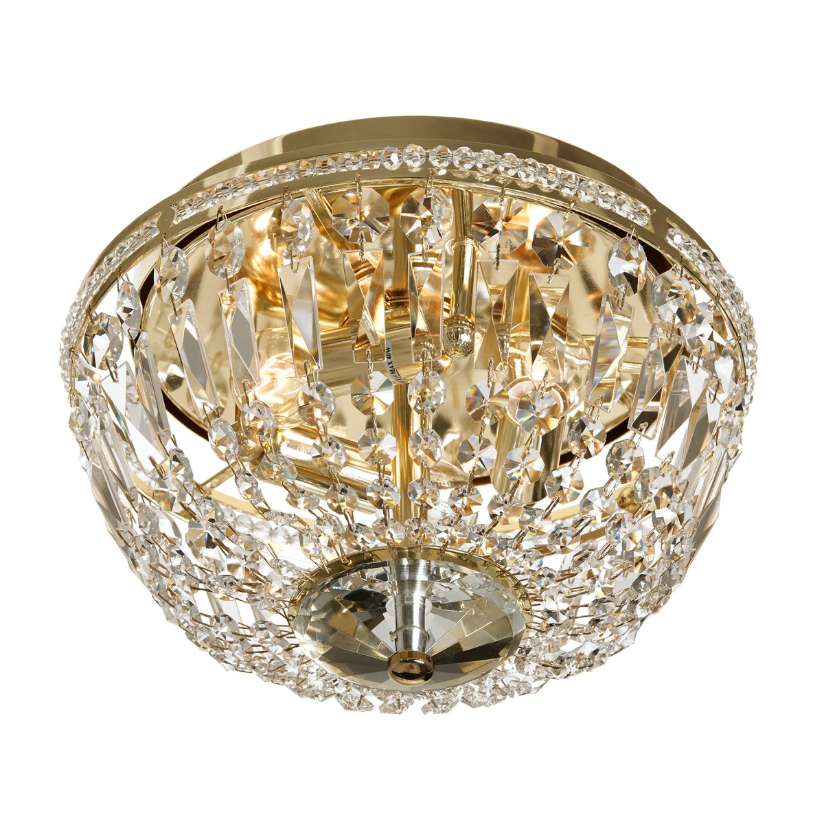 Adelsö Ø33 Latón lámpara de baño De Armaturhantverk - El marco con efecto latón y el diseño detallado de esta lámpara de techo la convierten en un elemento llamativo que combina lujo y funcionalidad.