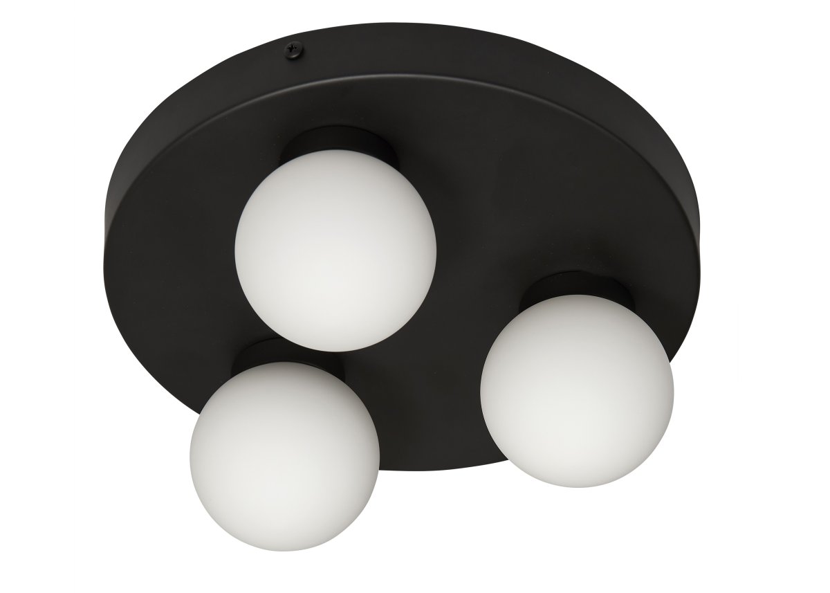 Sandhamn Ø25 Negro lámpara de baño De Armaturhantverk - La l&aacute;mpara de techo para ba&ntilde;o Sandhamn es una soluci&oacute;n de iluminaci&oacute;n elegante y funcional que a&ntilde;ade un toque de lujo a su ba&ntilde;o.