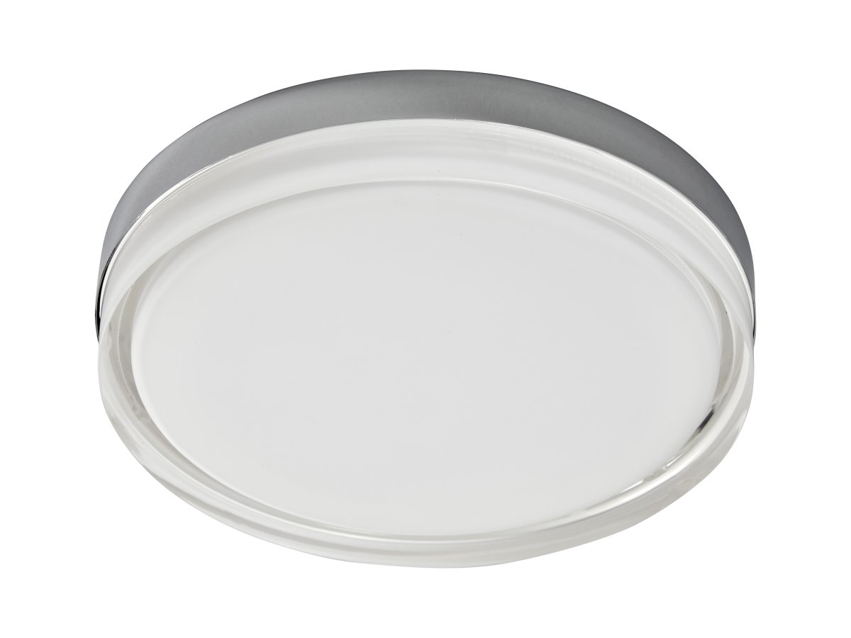 Imagen ampliada de Ornö Ø36 Cromo lámpara de baño De Armaturhantverk - Esta moderna y elegante lámpara de techo para baño con regulador de intensidad de 3 niveles proporciona una luz suave y agradable, perfecta para crear un ambiente relajante en su baño.