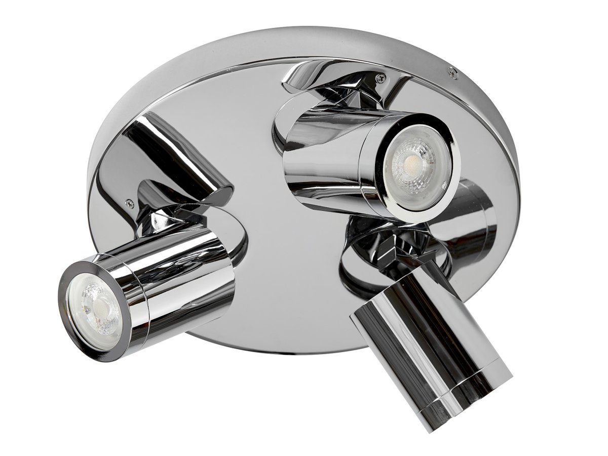 Imagen ampliada de Torsö Ø22 Cromo lámpara de baño De Armaturhantverk - El foco tiene un grado de protecci&oacute;n IP44, lo que significa que es seguro y duradero para ambientes h&uacute;medos.
