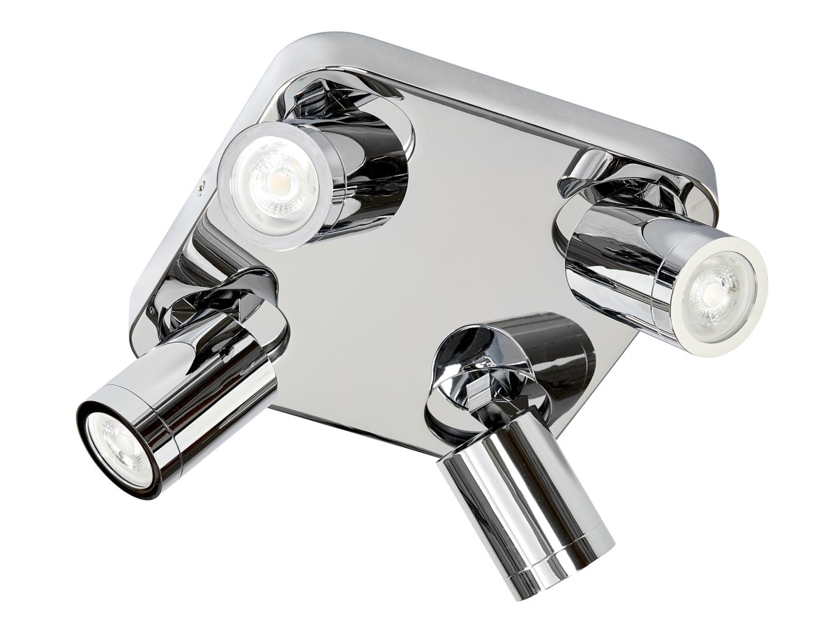 Imagen ampliada de Torsö 24cm Cromo lámpara de baño De Armaturhantverk - El foco tiene un grado de protección IP44, lo que significa que es seguro y duradero para ambientes húmedos.