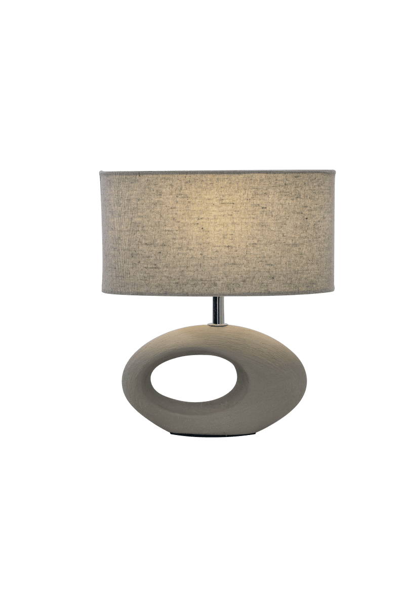 Olina 24cm Marrón lámpara de mesa De Aneta Lighting - Es una lámpara de mesa versátil que puede colocarse en una mesita de noche, un escritorio o una ventana, creando un ambiente cálido y acogedor.