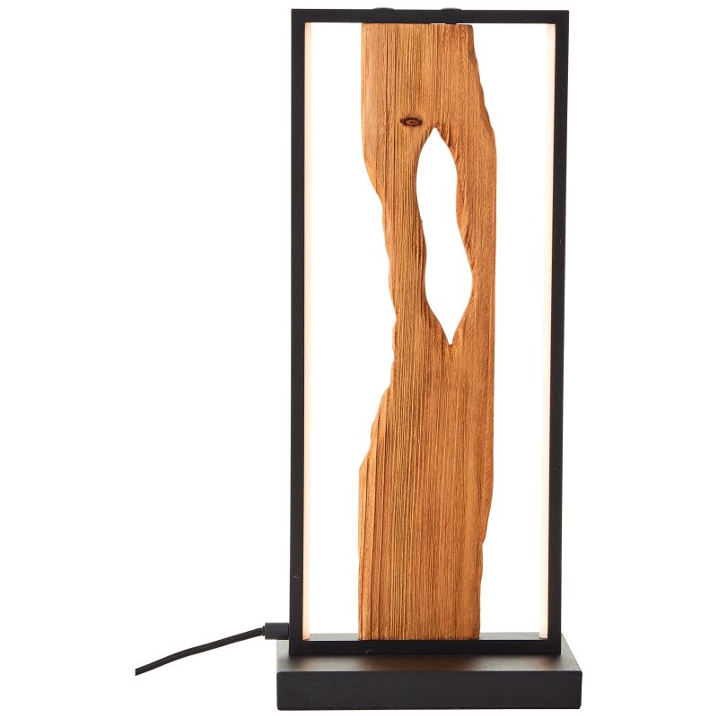 Chaumont 50cm Madera lámpara de mesa De Brilliant - Chaumont es una l&aacute;mpara de mesa vers&aacute;til, ideal tanto para una iluminaci&oacute;n ambiental en una mesita de noche como para una iluminaci&oacute;n de acento en el sal&oacute;n.