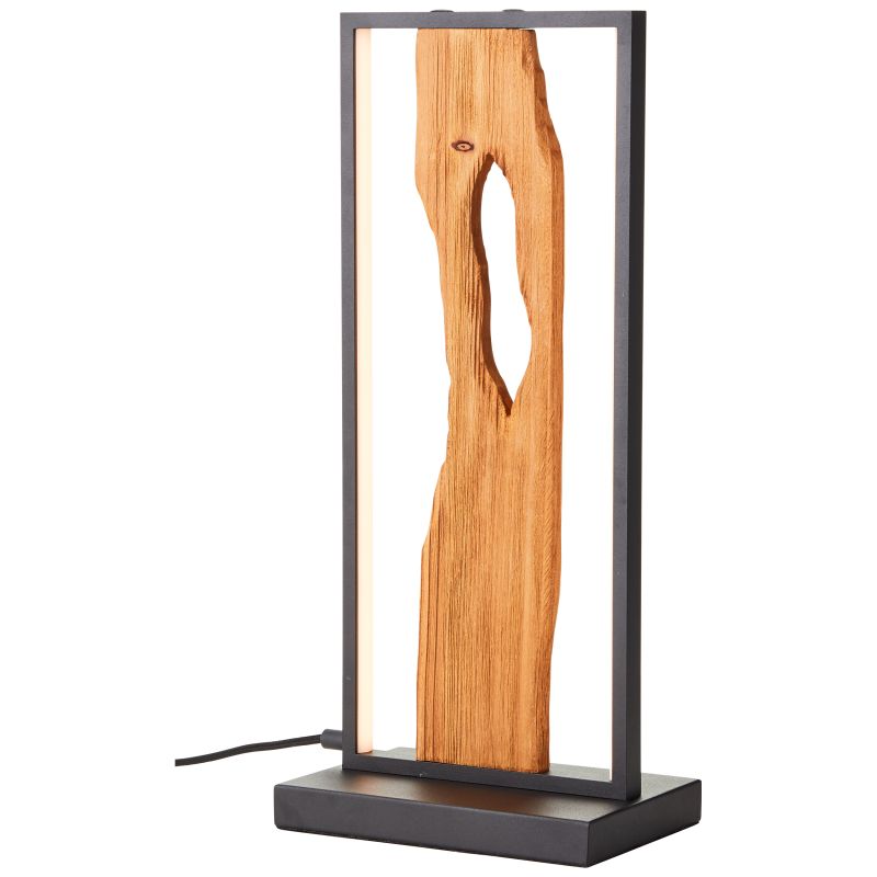 Chaumont 50cm Madera lámpara de mesa De Brilliant - Chaumont es una l&aacute;mpara de mesa vers&aacute;til, ideal tanto para una iluminaci&oacute;n ambiental en una mesita de noche como para una iluminaci&oacute;n de acento en el sal&oacute;n.