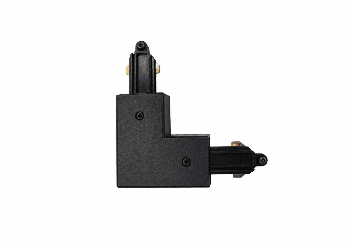 Conector En L Negro De Nordic Lighting - Conector en forma de L con &aacute;ngulo de 90&deg; para el sistema de rieles Forma de Nordic Lighting.