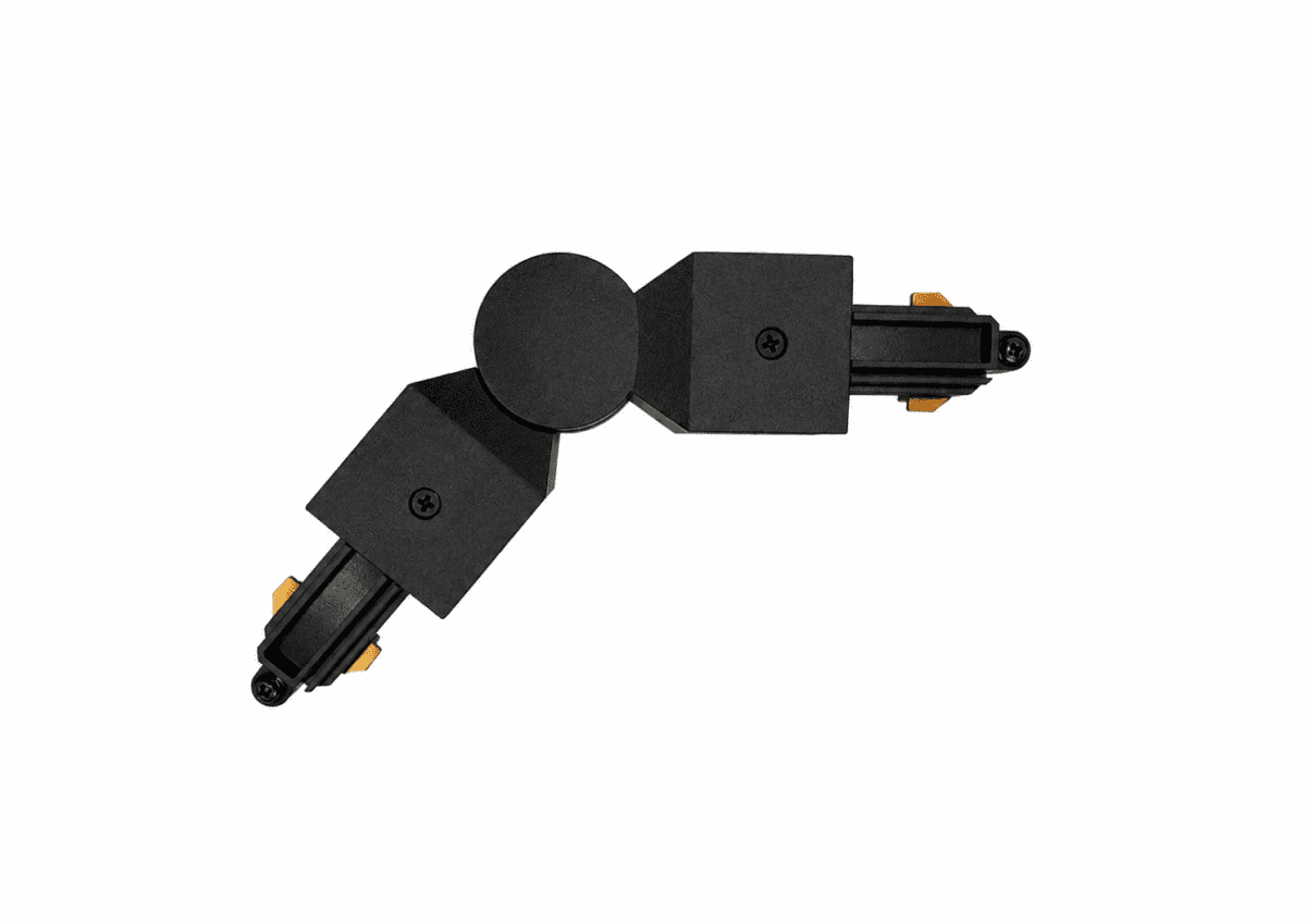 Flex Conector Negro De Nordic Lighting - Conector flexible para el sistema de rieles Nordic Lighting Forma.