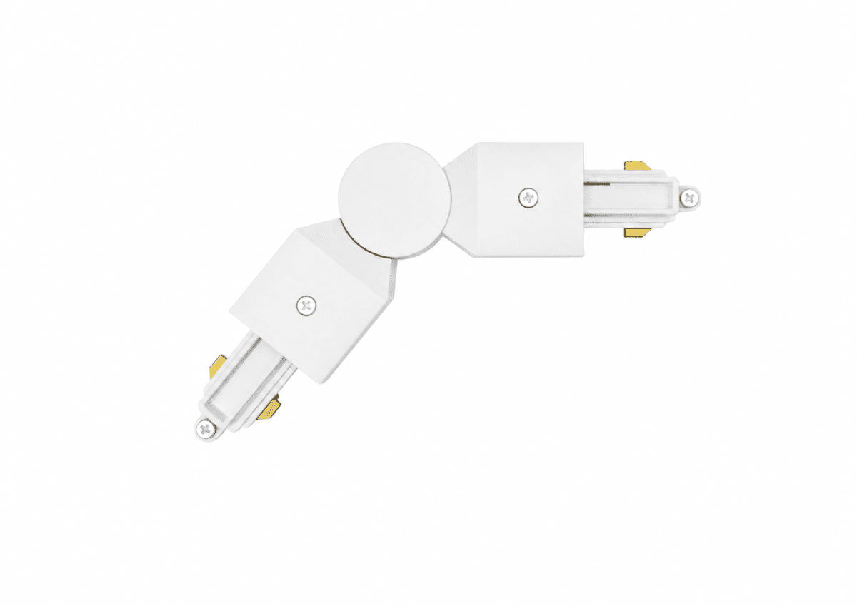 Forma Flex Conector Blanco De Nordic Lighting - Conector flexible para el sistema de rieles Nordic Lighting Forma.
