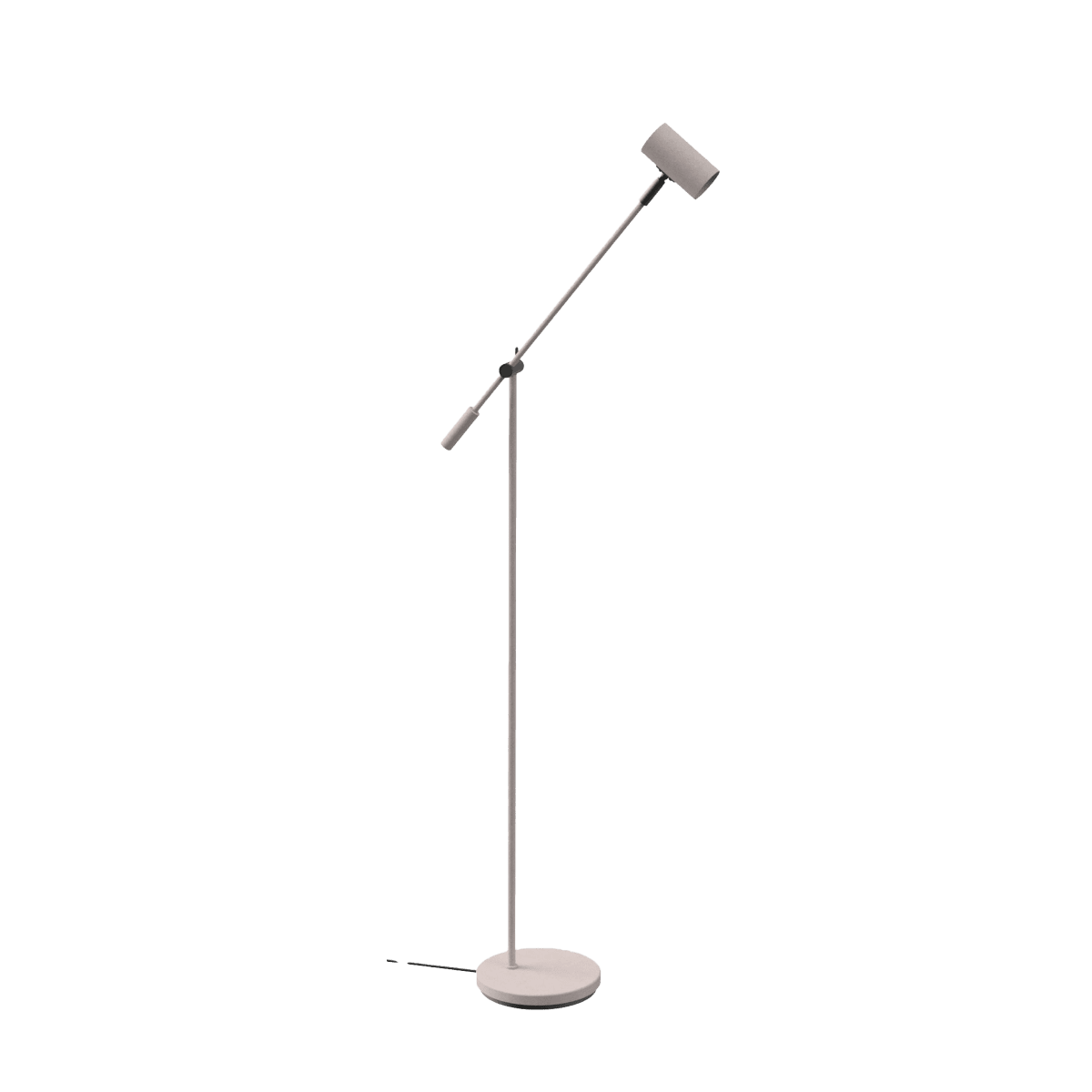 Tyson Vipp Arena lámpara de pie De Belid - Tanto el foco como el brazo son ajustables, lo que la convierte en una l&aacute;mpara de lectura ideal para el sal&oacute;n o el dormitorio.