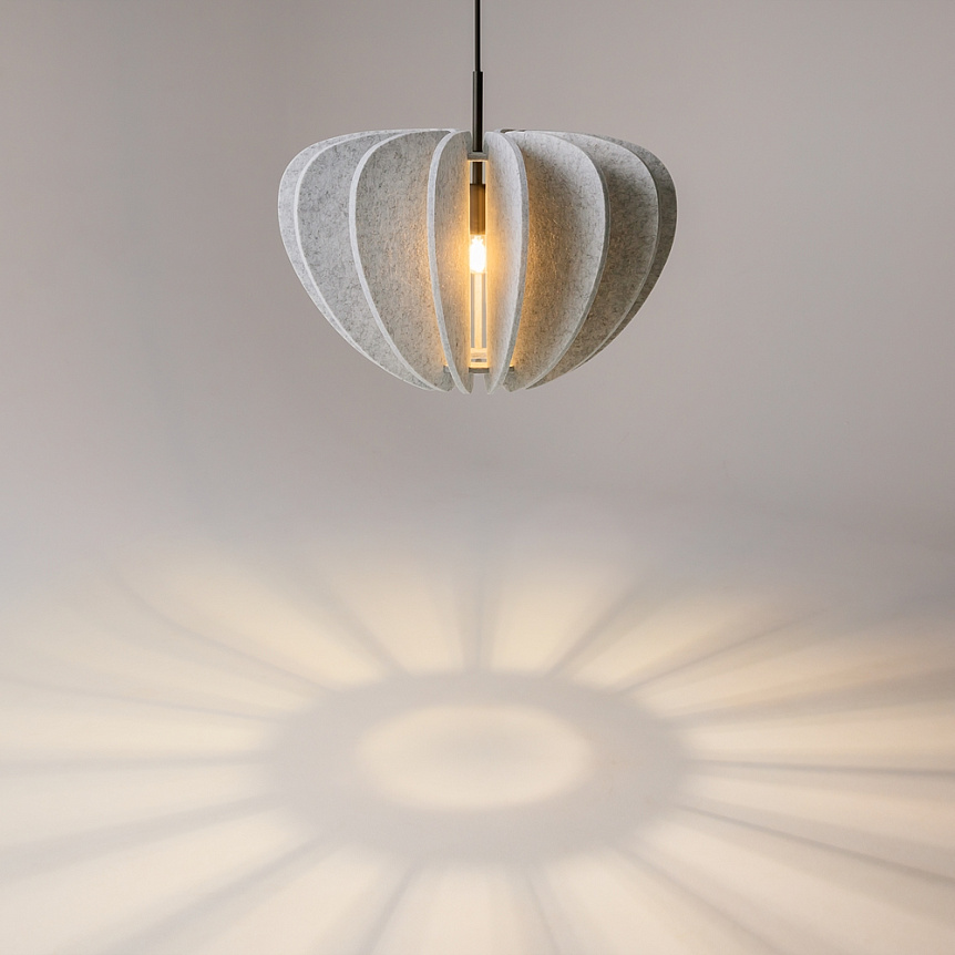 Cambio Ø48 Gris claro Lámpas de techo De Maytoni - La serie est&aacute; disponible en varios colores y formas y, gracias al cable de 3 metros de largo, tambi&eacute;n se puede colgar en habitaciones altas: perfecto para instalaciones de iluminaci&oacute;n creativas que reflejen el estado de &aacute;nimo de la habitaci&oacute;n.