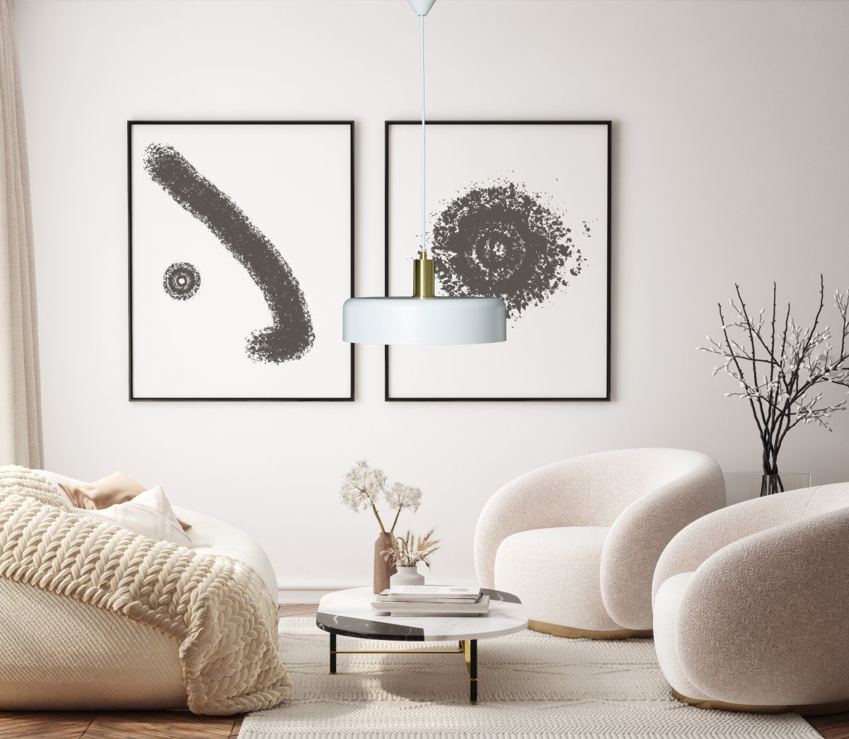 Suvi Ø35 Blanco Lámpas de techo De Aneta Lighting - Suvi es una lámpara de techo moderna y elegante que queda genial en la mayoría de los hogares.