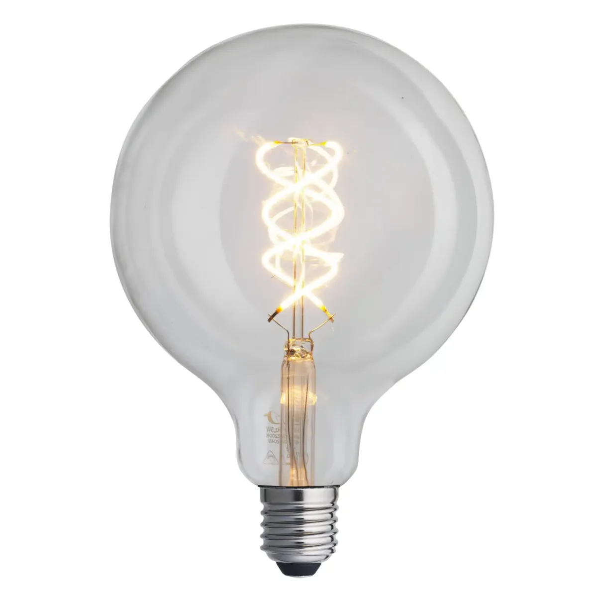 E27 Globo 5W 2200K Regulable Transparente De Unison - Descubre UNI-FLEX Globo 125 mm transparente E27, una fuente de luz LED de 5 W elegante y de bajo consumo.