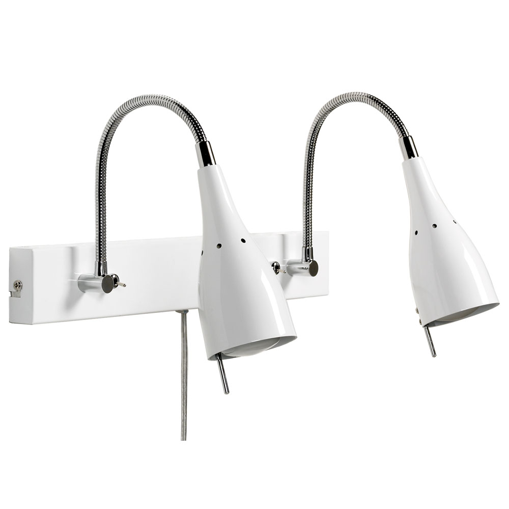 Tanum Blanco lámpara de lectura De Armaturhantverk - Esto hace que la l&aacute;mpara sea perfecta para rincones de estudio o lugares de trabajo.