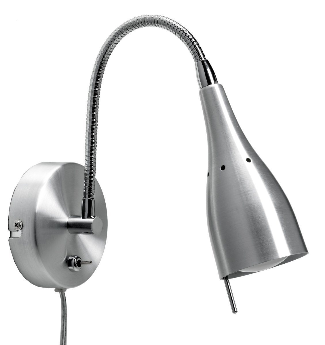 Tanum Aluminio lámpara de lectura De Armaturhantverk - El brazo flexible le permite dirigir f&aacute;cilmente la luz hacia donde m&aacute;s la necesita, lo que hace que la l&aacute;mpara sea perfecta para rincones de estudio o estaciones de trabajo.