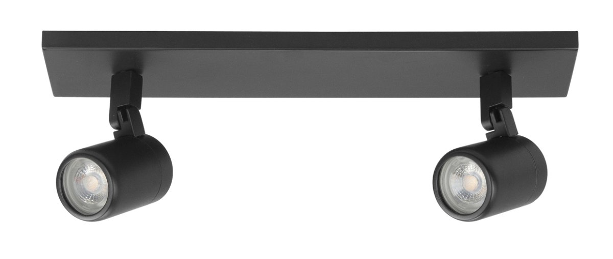 Fårö 40cm Negro lámpara de baño De Armaturhantverk - Este elegante foco de baño con dos fuentes de luz ajustables es perfecto para proporcionar una iluminación precisa donde la necesita.