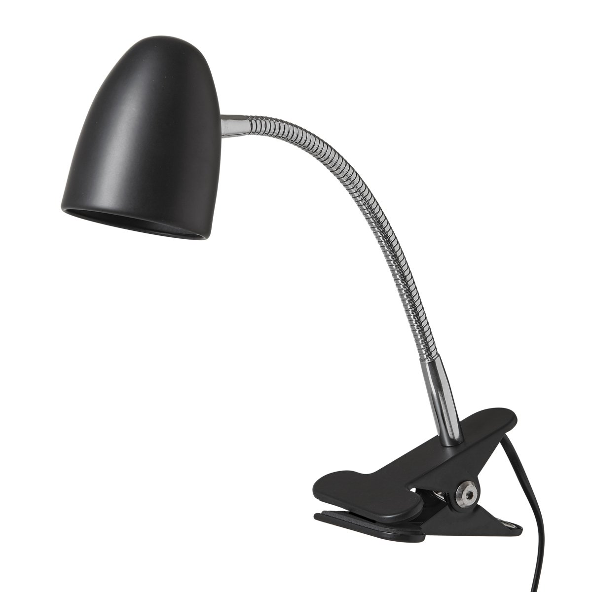 Koster Negro lámpara de pinza De Armaturhantverk - La abrazadera flexible permite fijar la l&aacute;mpara a diferentes superficies, haci&eacute;ndola ideal para el cabecero, el escritorio o la estanter&iacute;a.