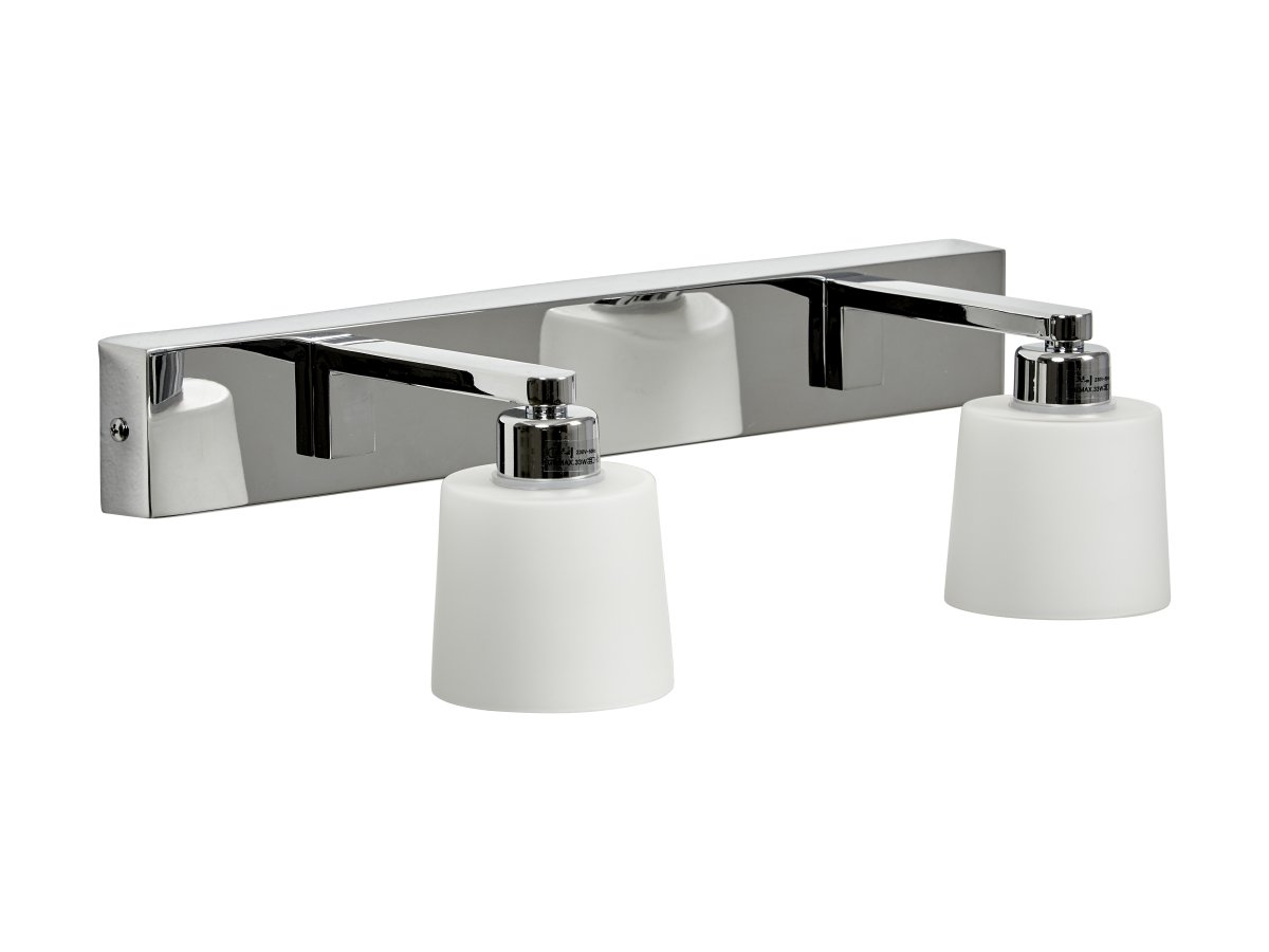 Imagen ampliada de Ulvö 40cm Cromo lámpara de baño De Armaturhantverk - Con su grado de protección IP44, es seguro para entornos de baño y fácil de instalar.