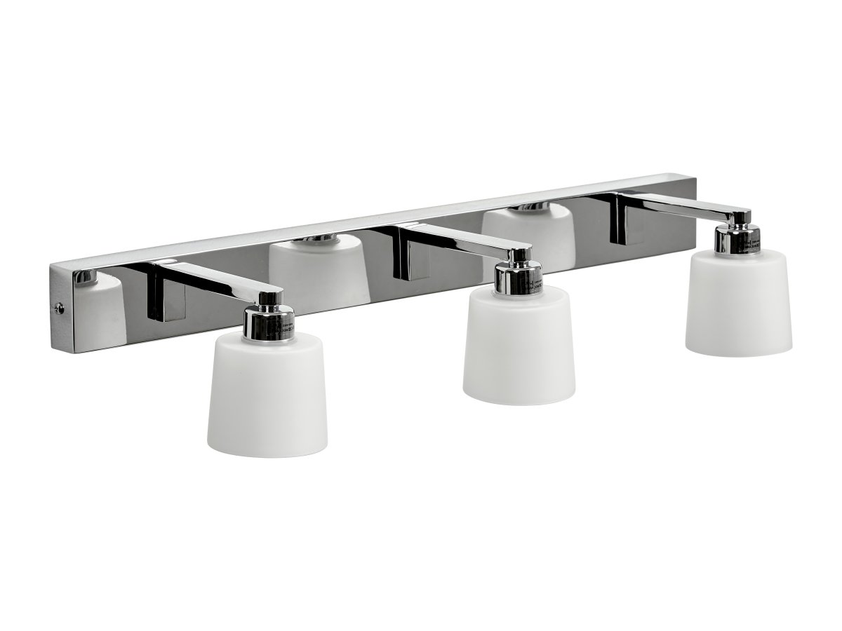 Ulvö 60cm Cromo lámpara de baño De Armaturhantverk - Con su grado de protecci&oacute;n IP44, es seguro para entornos de ba&ntilde;o y f&aacute;cil de instalar.