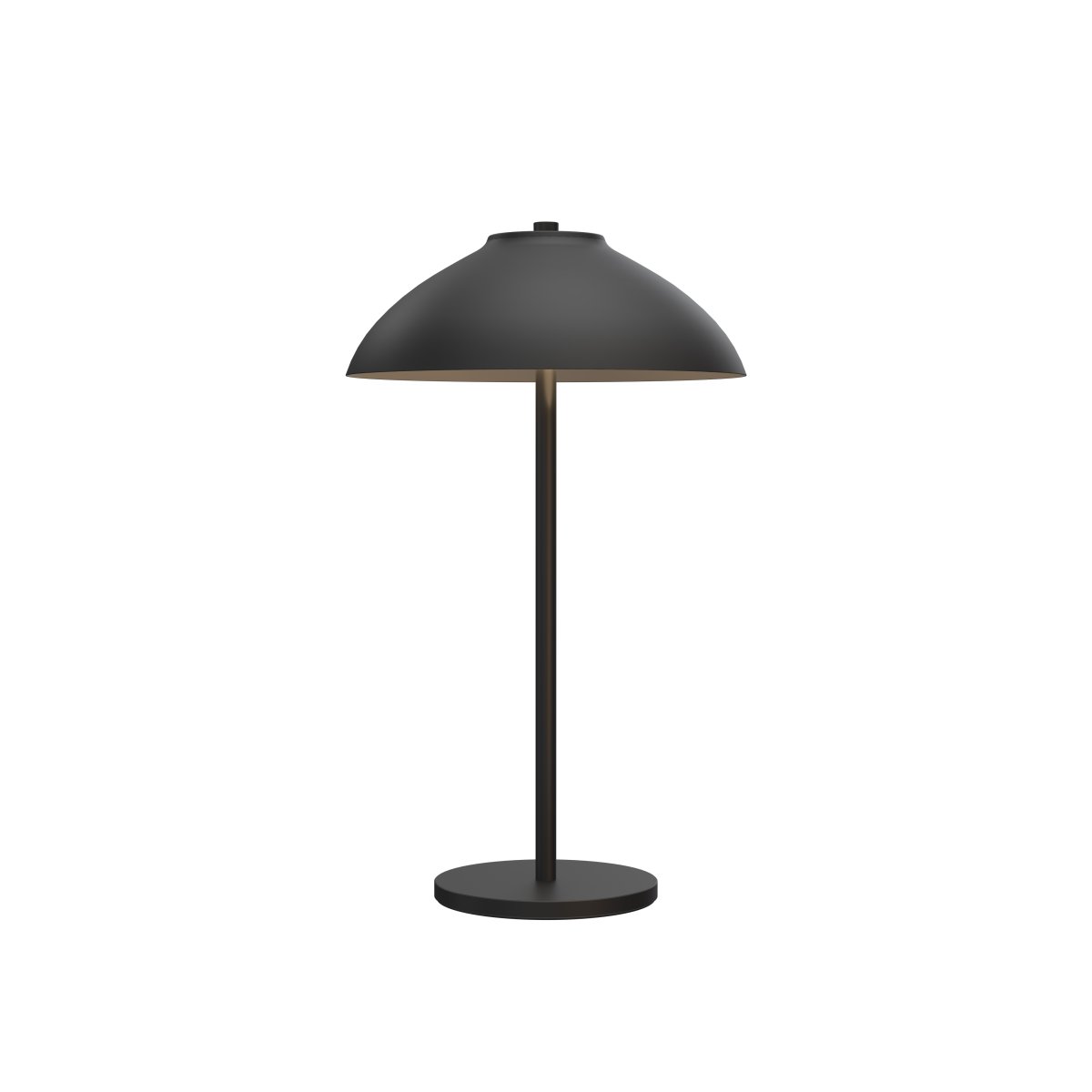 Vali 40cm Negro lámpara de mesa De Belid - Vali es una elegante l&aacute;mpara de mesa de metal negro mate con un dise&ntilde;o suave y equilibrado.
