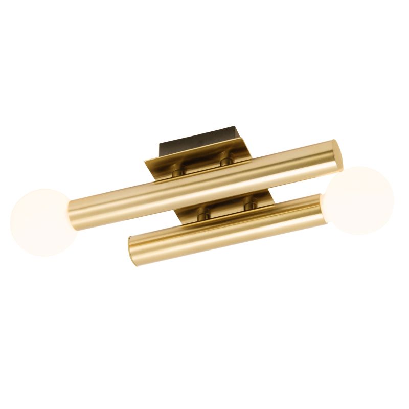 Lucky 34cm Latón antiguo lámpara de pared De Brilliant - Lucky es una elegante lámpara de pared que puede usarse tanto como complemento a la iluminación de la habitación como como iluminación ambiental decorativa.