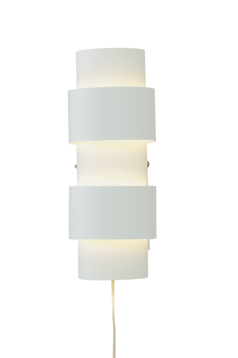 Lorena 26cm Blanco lámpara de pared De Aneta Lighting - Lorena es una l&aacute;mpara de pared sencilla pero elegante que crea un punto focal decorativo en cualquier habitaci&oacute;n.