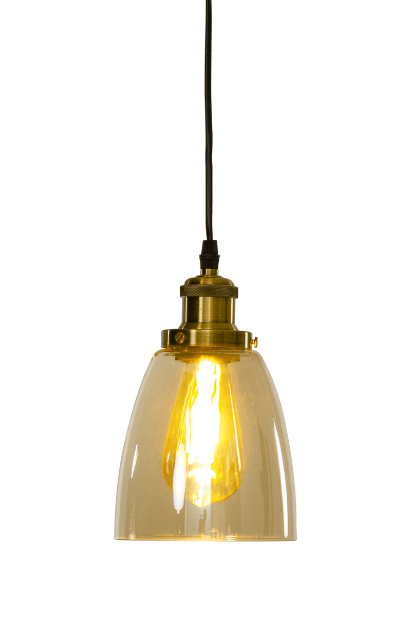 Niki Ø14 Ámbar lámpara de ventana De Aneta Lighting - Con su pantalla de cristal de color &aacute;mbar, Niki ofrece una hermosa distribuci&oacute;n de la luz.